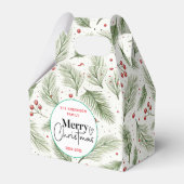 Ballotins : Aquarelle Vert Grass - Fête de Noël (Verso)