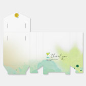 Ballotins Aquarelle verte Margarita Lime (Déplié)