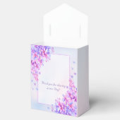 Ballotins Aquarelle violet Lilac Flower Ballotin (Ouvert)