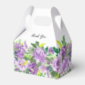 Ballotins Aquarelle violet Mariage Floral (Arrière)