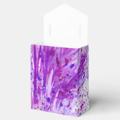 Ballotins Aquarelle violette art merci boîte cadeau (Ouvert)