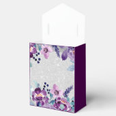 Ballotins Aquarelle violette Floral et Mariage Parties scint (Ouvert)