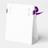 Ballotins Aquarelle violette Mariage floral Favoriser les bo (Arrière)