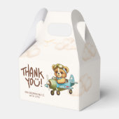 Ballotins Aquarelle Whimsical Avion Teddy Bear (Verso)