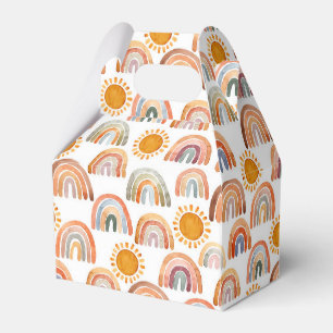 Ballotins Aquarelle Whimsical Boho Rainbow et Sun