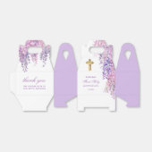 Ballotins Aquarelle Wisteria première communion Gable (Déplié)