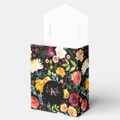 Ballotins Aquarelles colorées fleurs de jardin motif (Ouvert)