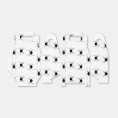 Ballotins Araignées noires sur blanc (Déplié)