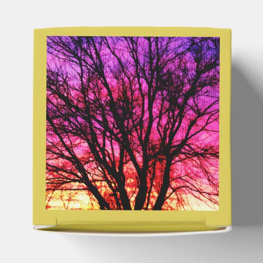 Ballotins Arbre à coucher de soleil d'hiver - Jaune (Haut)