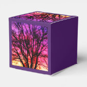 Ballotins Arbre à coucher de soleil en hiver (Arrière)