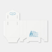 Ballotins Arbre de Noël bleu, Ballotin de Noël (Déplié)