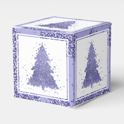 Ballotins Arbre de Noël élégant | Charming Lavender Purple (Verso)