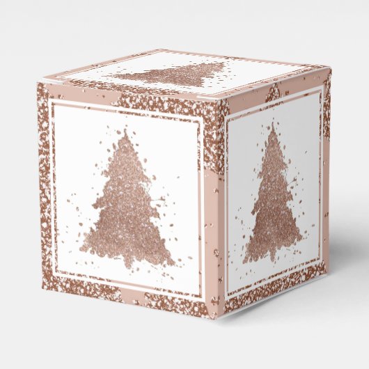 Ballotins Arbre de Noël | Glam Rose Gold Luxurious (Verso)