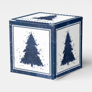 Ballotins Arbre de Noël Moody   Classy Dark Navy Bleu
