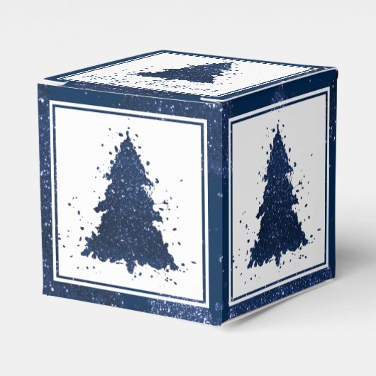 Ballotins Arbre de Noël Moody | Classy Dark Navy Bleu (Verso)