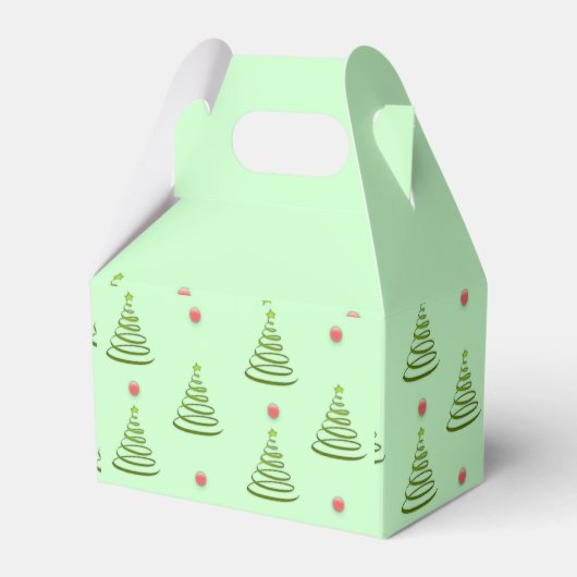 Ballotins arbre de Noël vert menthe (Verso)