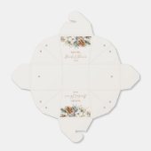 Ballotins Arbre de pin floral hivernal Shower de mariage (Déplié)