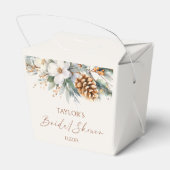 Ballotins Arbre de pin floral hivernal Shower de mariage (Arrière)