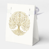 Ballotins Arbre de vie Cream & Gold Celtic Mariage (Arrière)