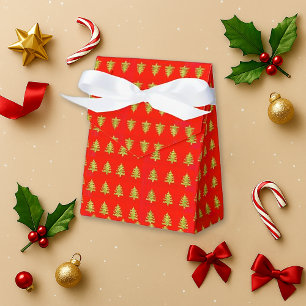 Ballotins Arbre d'or Ballotin de Noël rouge pour les cures