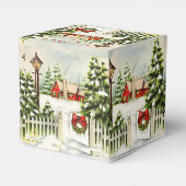 Ballotins Arbres à pins de la Maison Rouge de Noël (Arrière)