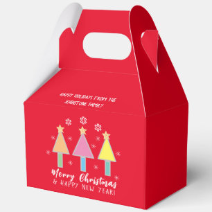 Ballotins Arbres de Noël Artsy Cool Fêtes rouges Noël