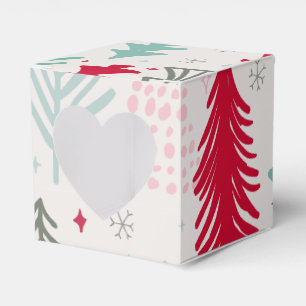 Ballotins Arbres de Noël dessinés à la main Pin À feuillage