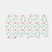 Ballotins Arbres de Noël modernes Vacances Voiture Rouge Env (Déplié)