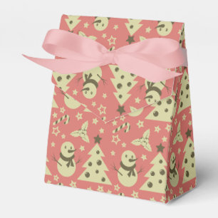 Ballotins Arbres de Noël rétro sucre de canne étoile aux bai