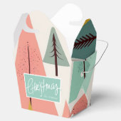 Ballotins Arbres de Noël turquoise du Moyen-siècle (Ouvert)