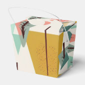 Ballotins Arbres de Noël turquoise du Moyen-siècle (Arrière)