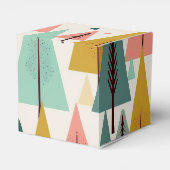 Ballotins Arbres de Noël turquoise du Moyen-siècle (Arrière)