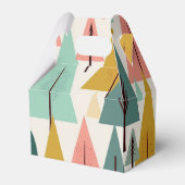 Ballotins Arbres de Noël turquoise du Moyen-siècle (Arrière)