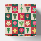 Ballotins Arbres Ornements et étoiles Carré (Haut)