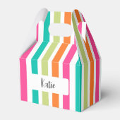 Ballotins Arc-en-ciel bandes verticales coloré rétro multico (Arrière)