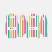 Ballotins Arc-en-ciel bandes verticales coloré rétro multico (Déplié)