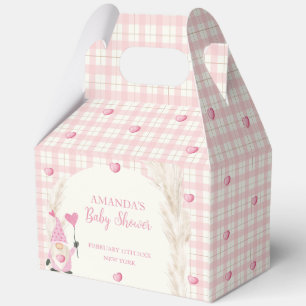 Ballotins Arche Boho Rose En vichy Baby shower Swetheart