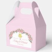 Ballotins Arche fleurie rose blanc mariage chinois double xi (Recto)