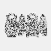 Ballotins Arctique Blanc Gris Noir Camo Camouflage Fête (Déplié)