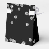 Ballotins Argent 70e anniversaire Merci Confetti Noir (Arrière)