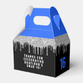 Ballotins Argent et Bleu Déchets Swag 16 Anniversaire (Arrière)