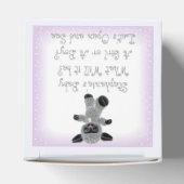 Ballotins Argent Lamb Bébé Genre Reveal Party Favoriser boît (Haut)