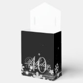 Ballotins Argent Noir hiver 40e anniversaire Merci (Ouvert)