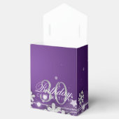 Ballotins Argent violet hiver 30e anniversaire Merci (Ouvert)