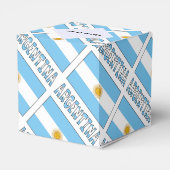 Ballotins Argentine Drapeau Carrelé Personnalisé (Arrière)