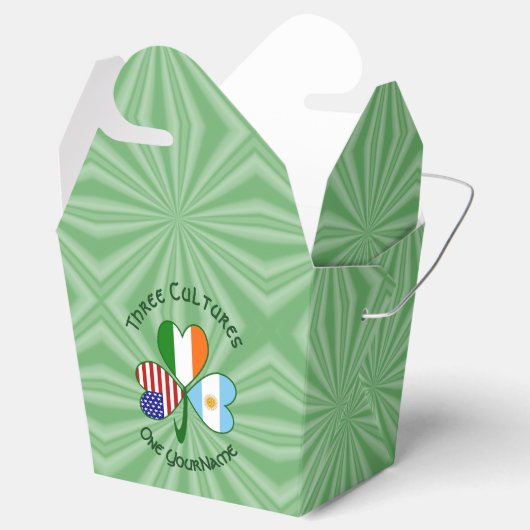 Ballotins Argentine Irlande États-Unis Drapeau Shamrock (Ouvert)