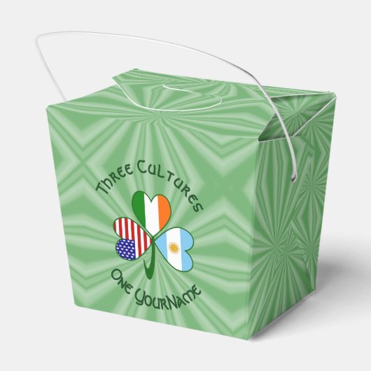 Ballotins Argentine Irlande États-Unis Drapeau Shamrock (Arrière)