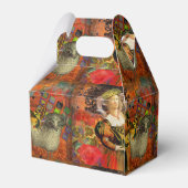 Ballotins Aries Orange Woman : Collage d'art antique gothiqu (Arrière)