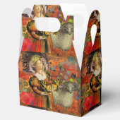 Ballotins Aries Orange Woman : Collage d'art antique gothiqu (Ouvert)