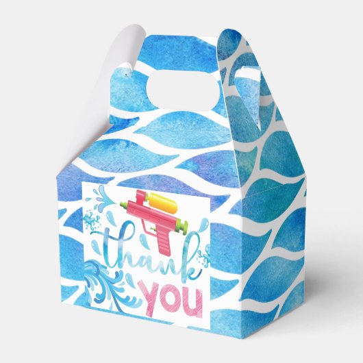 Ballotins Arme à eau Été Fille Anniversaire Merci Ballotin (Verso)